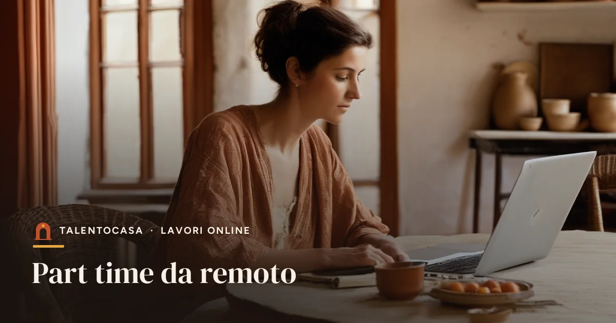 Donna che lavora al portatile al tavolo da pranzo nel pomeriggio